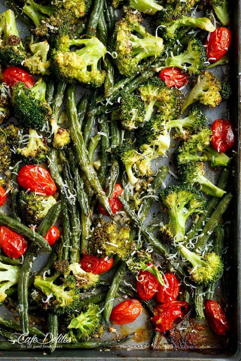 Sheet Pan Garlic Parmesan Roasted Veggies: Your Next Easy Side Dish